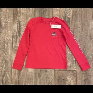 Girls Christmas Vineyard Vine long sleeve t-shirt